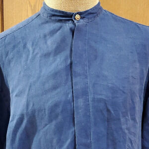 Versace collection v2 lightweight mock neck long sleeve shirt